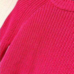 JANE crewneck shaker stitch cotton sweater NWOT